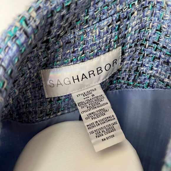 Sag Harbor Tweed Jacket Lavender Blue - Picture 5 of 8